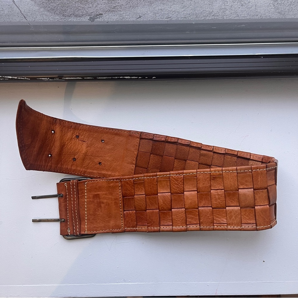 Leather Brown Waist Belt
